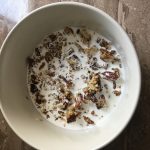 maple pecan fat bomb cereal